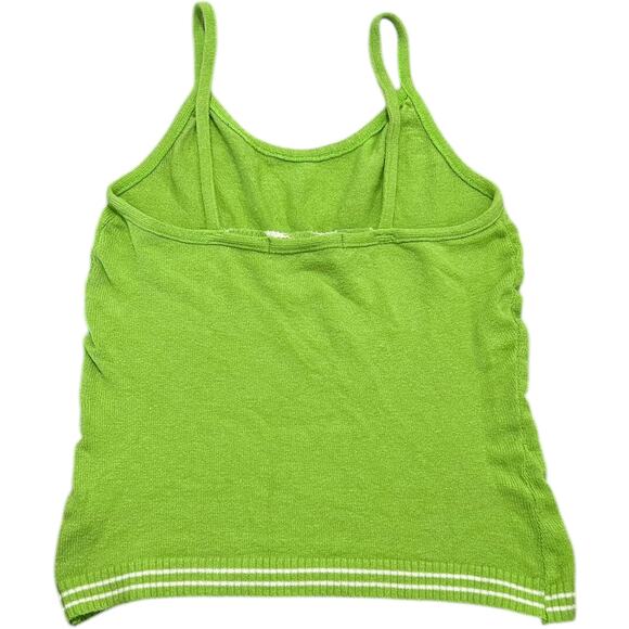 Armani Exchange A|X Lime Green Cami Tank Top - Picture 2 of 3